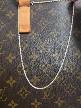 925 Sterling Silver Rope Chain Necklace 18 Inch Dainty Minimalist Layering